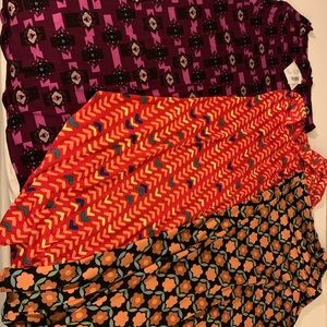 NWT AND NWOT LulaRoe maxi skirt bundle